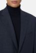 Slika Boggi Prince of Wales karirano vuneno odijelo tamno plavo