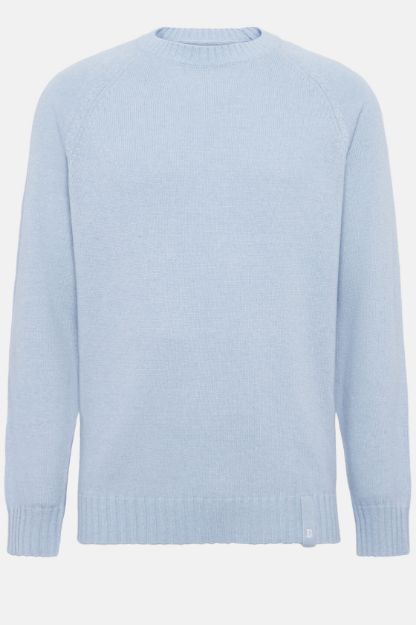 Slika Boggi pulover s okruglim izrezom svijetlo plavi