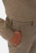 Slika Boggi Stretch pamučne hlače Moleskin smeđe