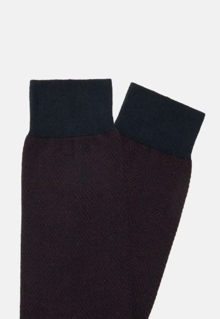 Slika Boggi pamučne čarape bordo
