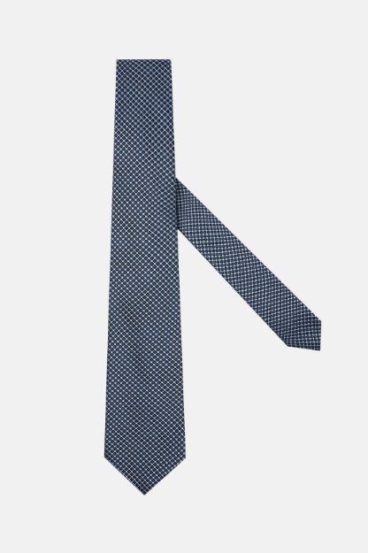 Slika Boggi kravata od mješavine svile plava