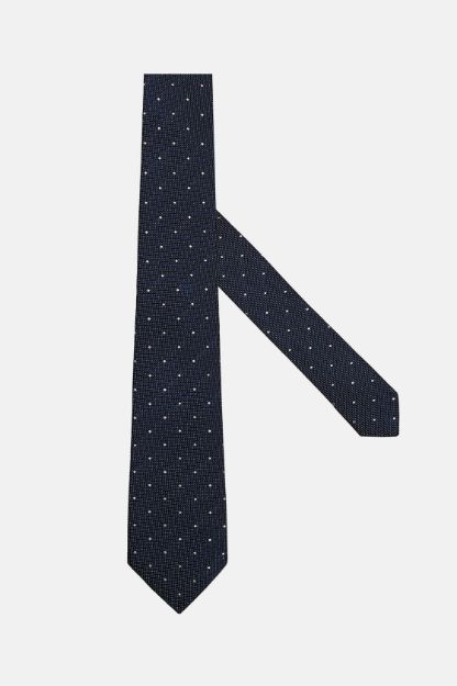 Slika Boggi kravata na točkice tamno plava