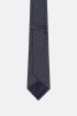 Slika Boggi kravata od mješavine pamuka i svile tamno plava