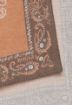 Slika Boggi lanena maramica s printom smeđa
