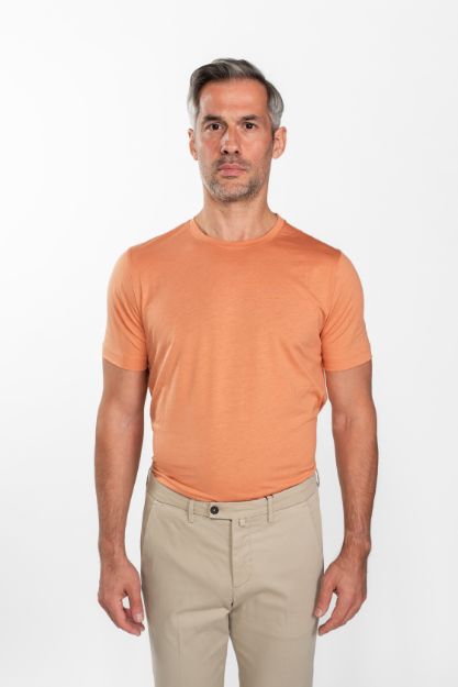 Slika Pal Zileri majica kratkih rukava narančasta