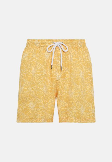 Slika Boggi kupaće hlače s cvjetnim uzorkom žute
