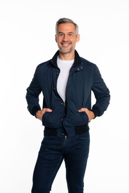 Slika Barba Napoli jakna tamno plava
